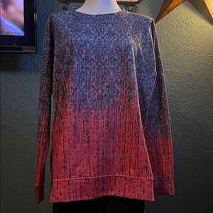 Stylish Red and Blue Women's Top